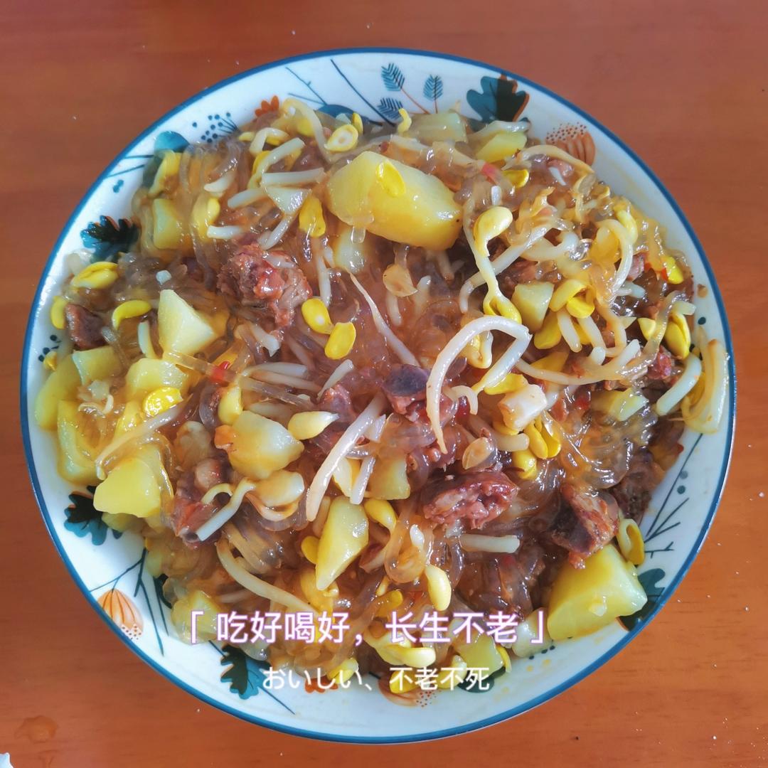 土豆炖腊肉