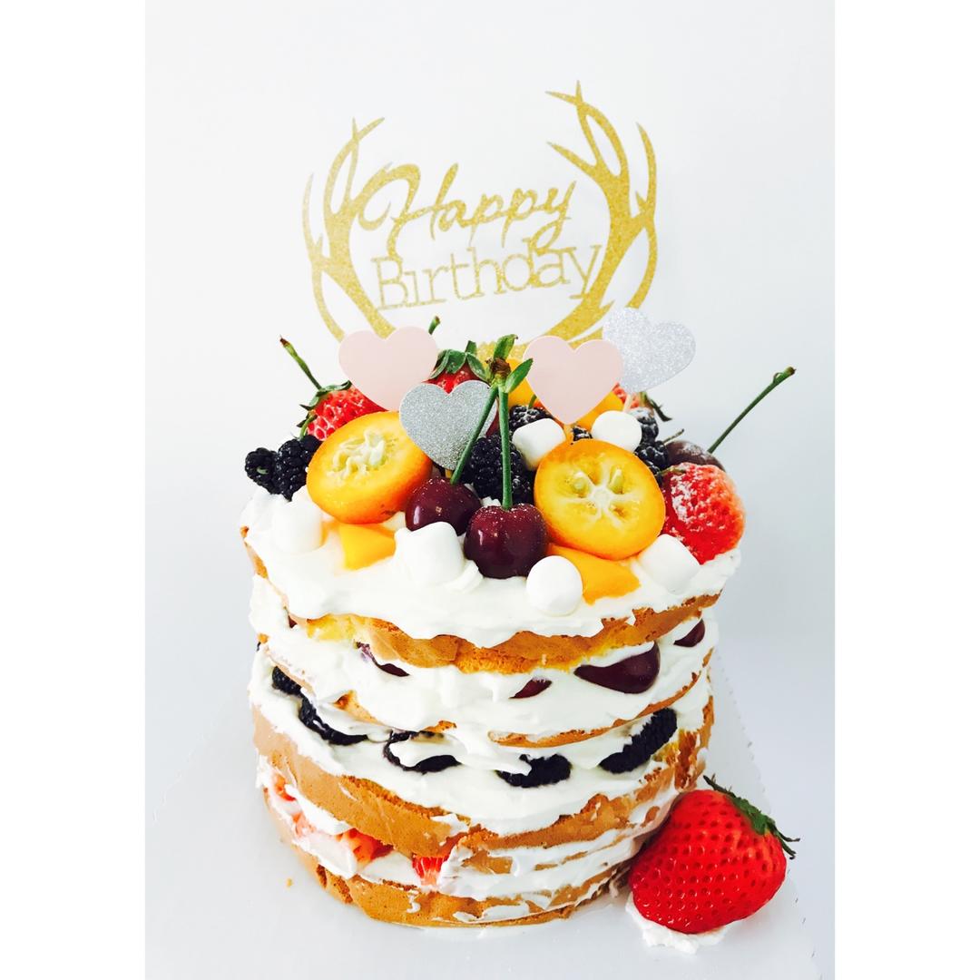 6寸原味戚风蛋糕