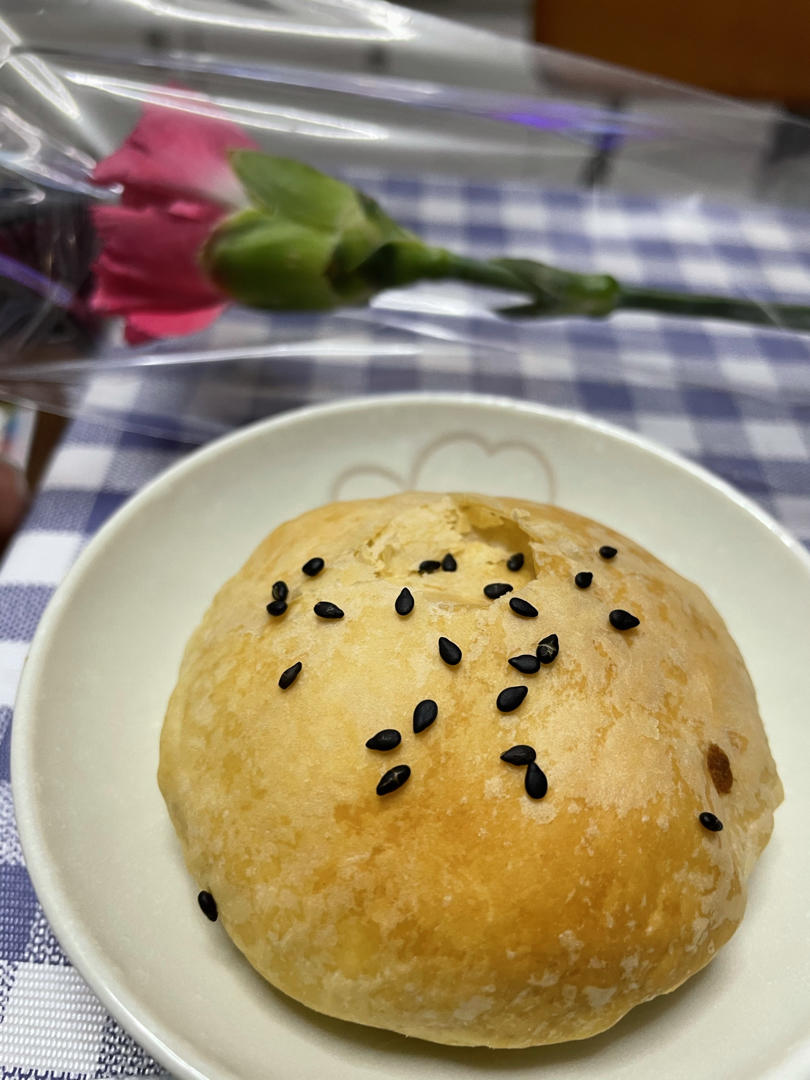 酥皮绿豆饼   酥得掉渣渣