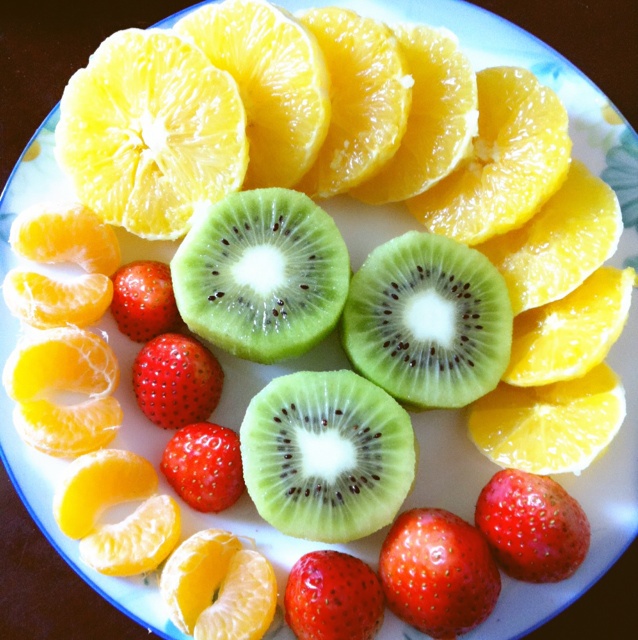 summery51做的水果拼盘