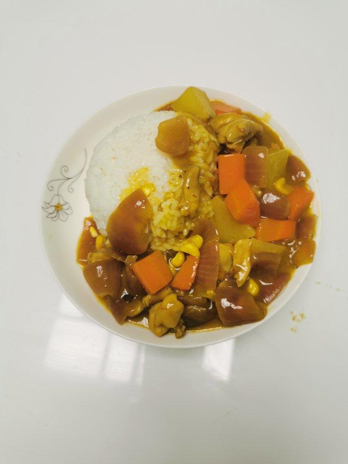 咖喱鸡肉饭
