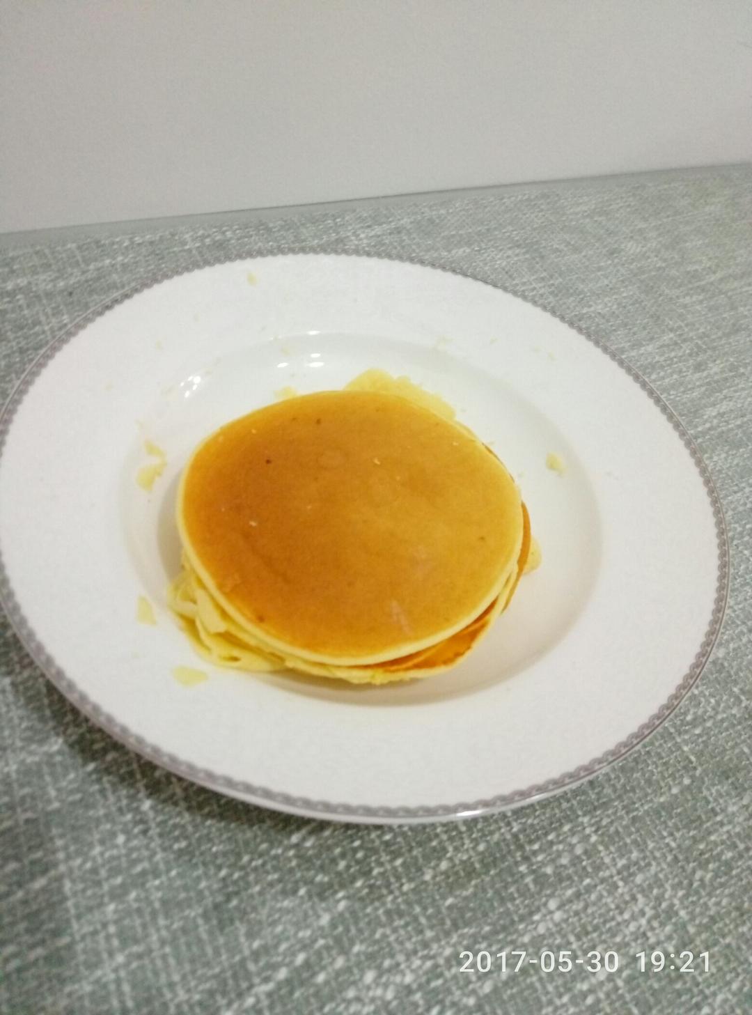 超级简单pancake【无黄油健康版】