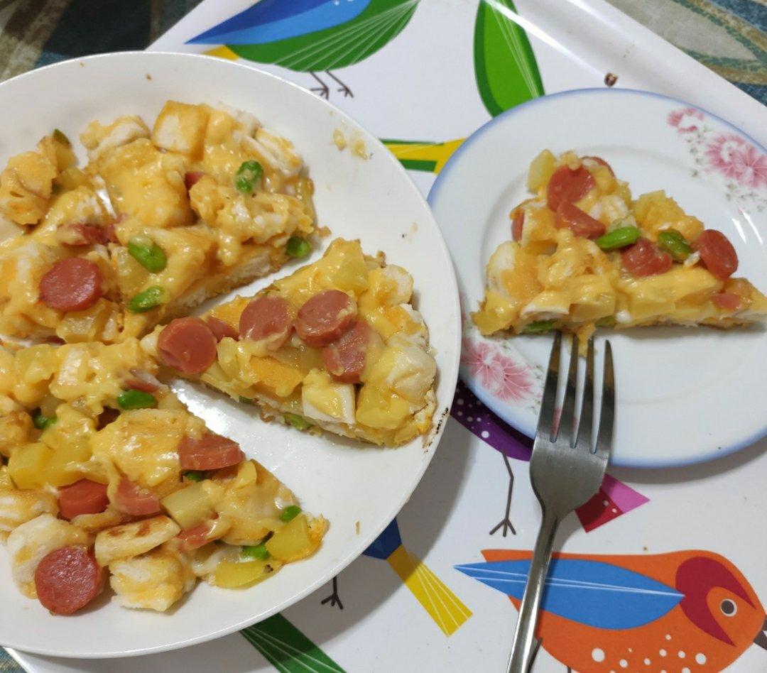 简单好做的蔬菜鸡蛋饼