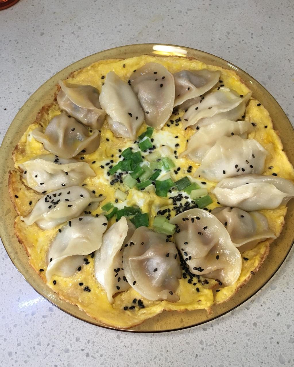 懒人快手抱蛋煎饺
