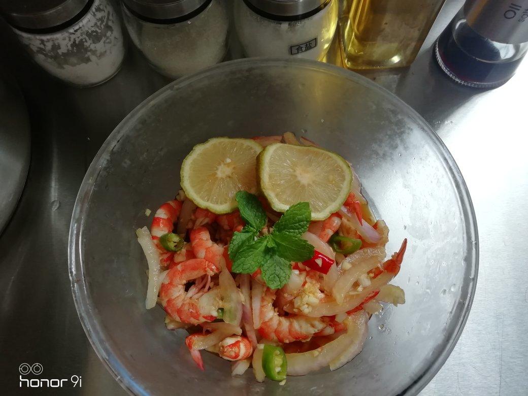 酸辣柠檬虾