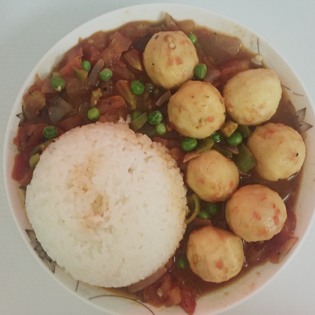 意式肉酱肉丸饭