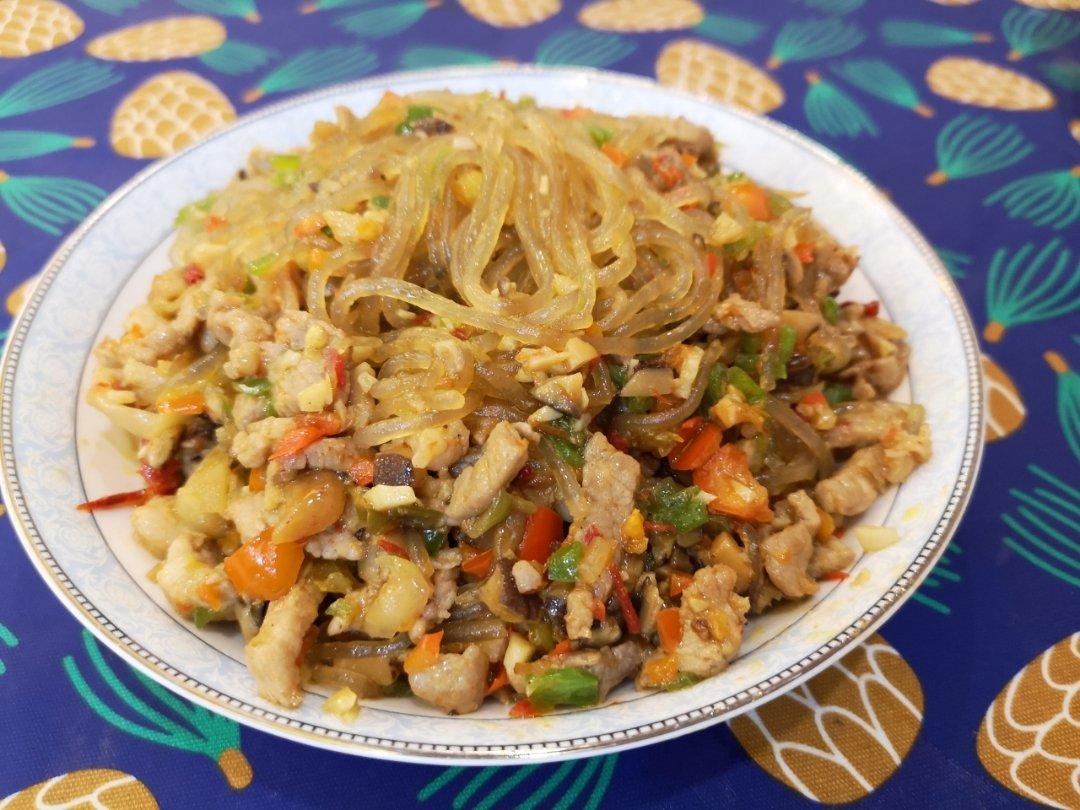肉末炒粉丝