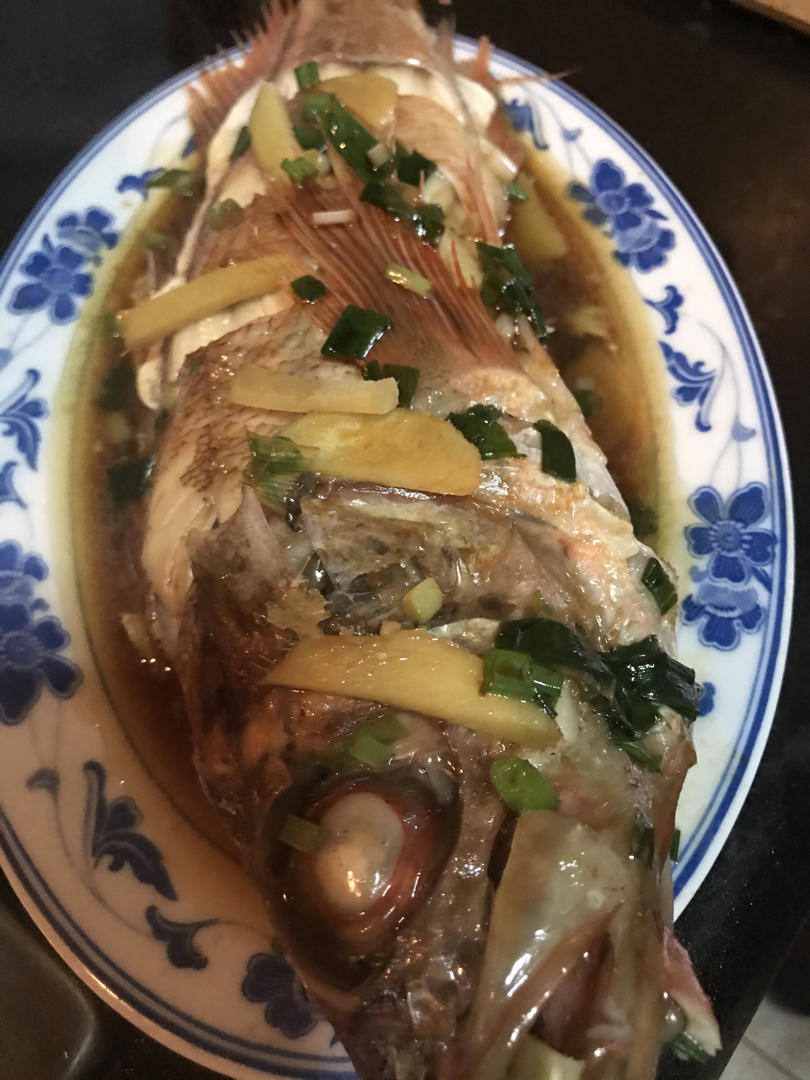 清蒸石斑鱼（粤菜）
