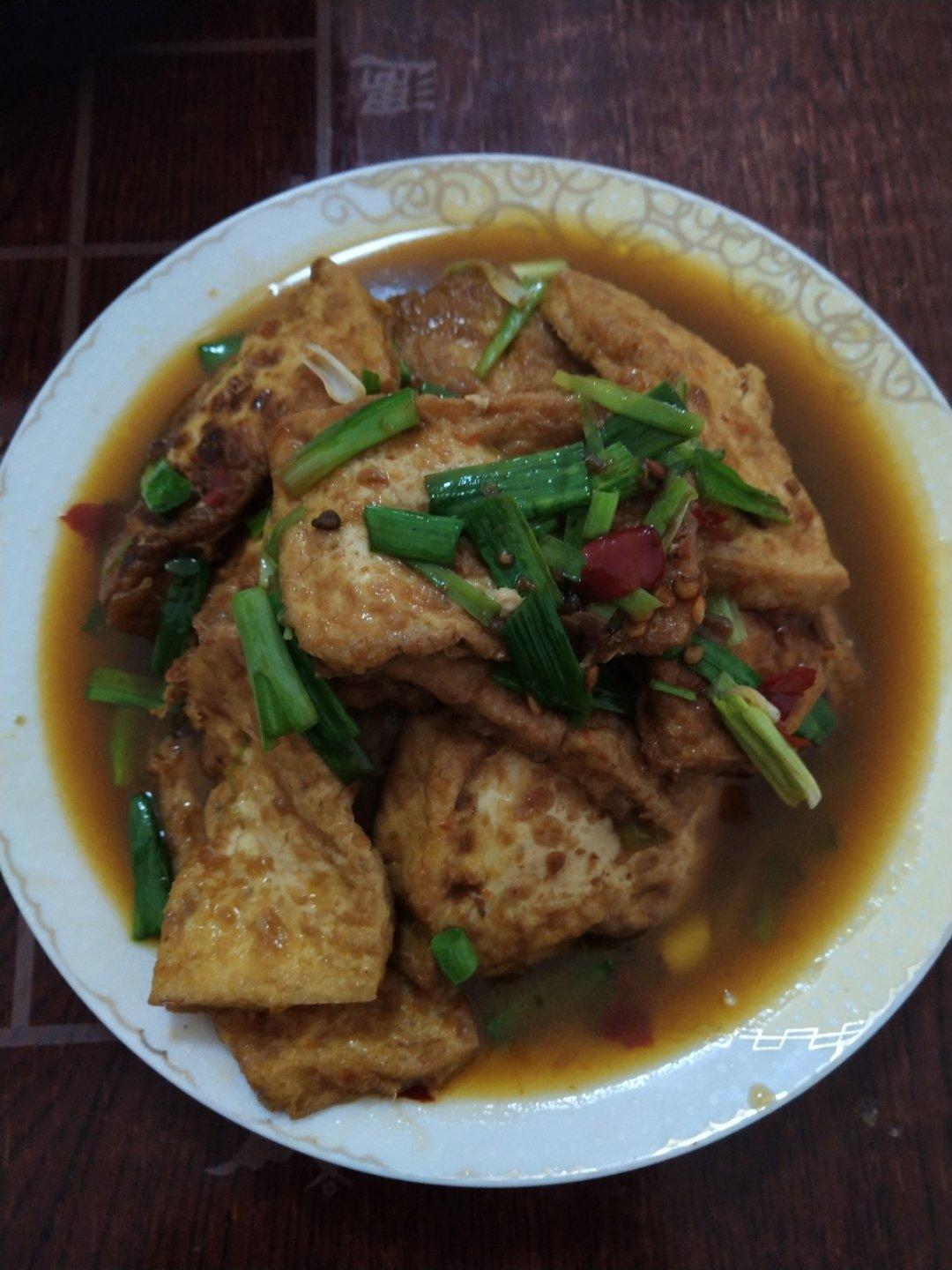 蚝油嫩豆腐