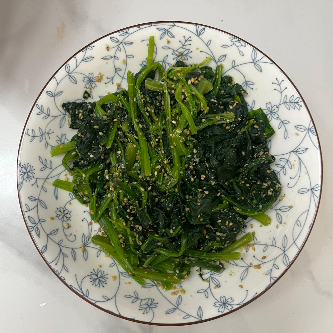 日式凉拌菠菜