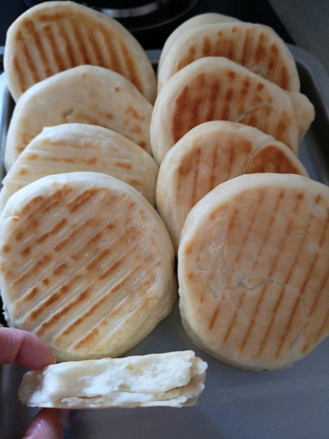 因欣做的发面烙饼