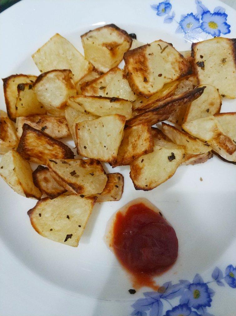 一人食 ｜ 香脆烤薯角（烤箱版）