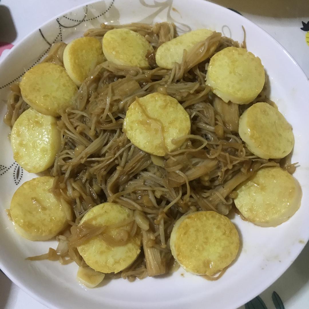 超级下饭菜--金针菇日本豆腐