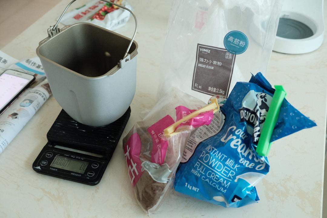 纯奶手撕吐司的做法 步骤1