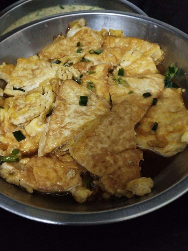 焖煎豆腐