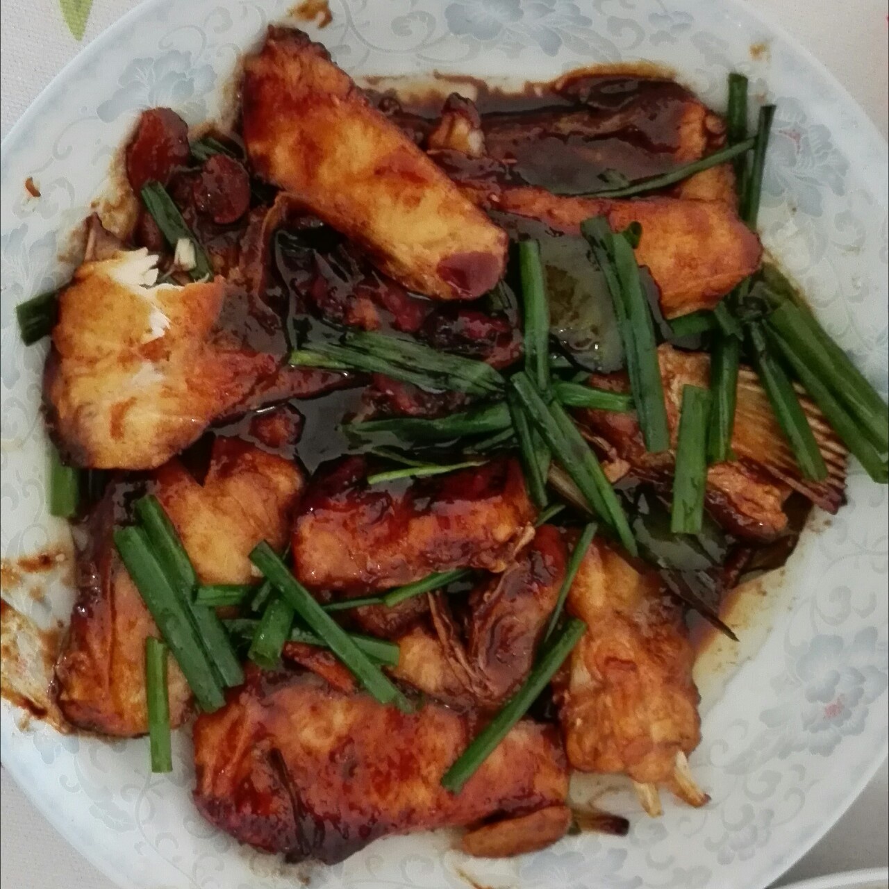 红烧鱼块