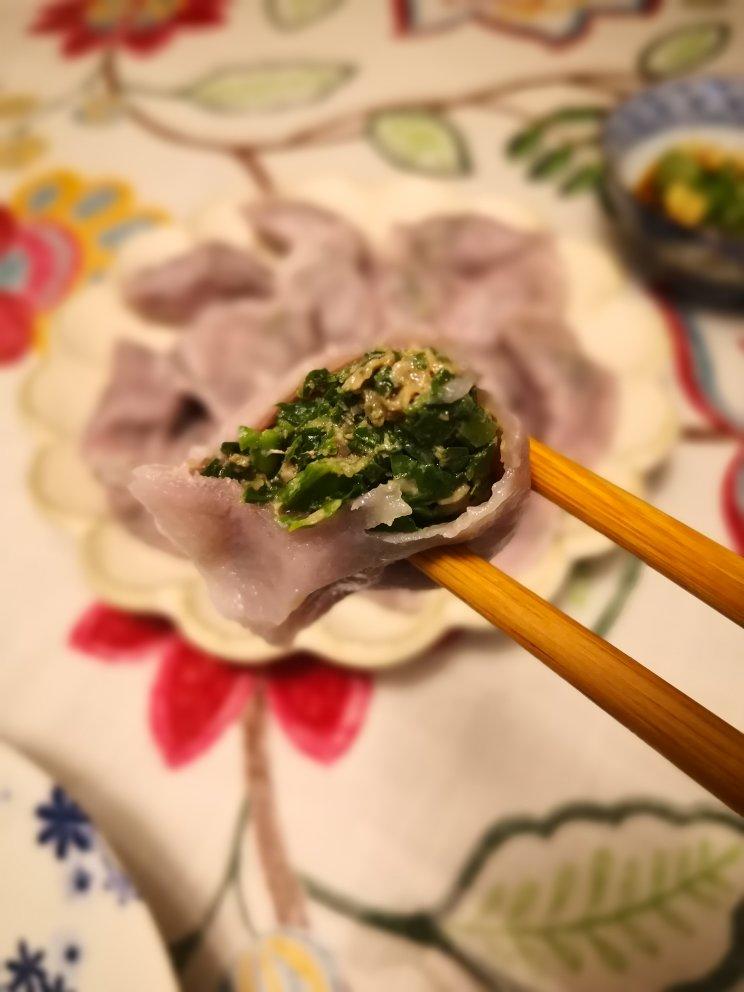 荠菜肉水饺