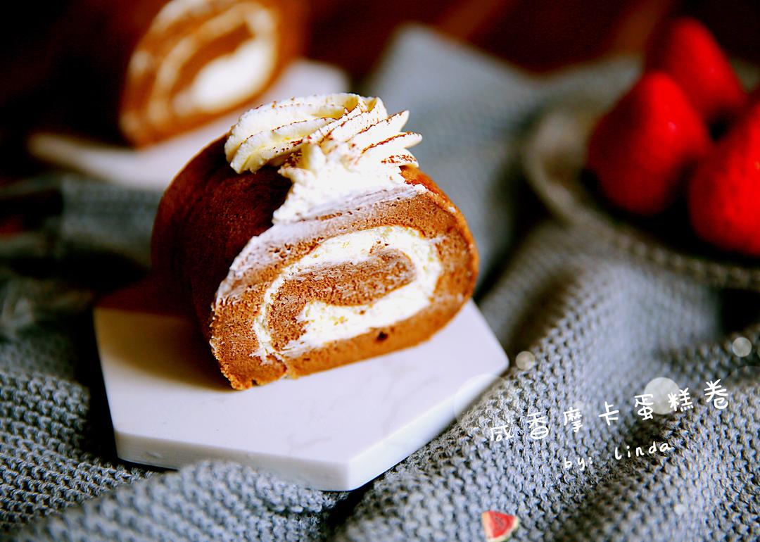 让人欲罢不能的“摩卡海盐蛋糕卷”的做法