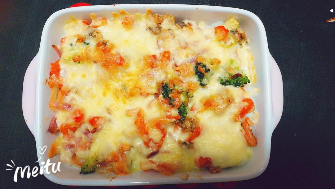 番茄鸡肉浓情焗饭【两人份】