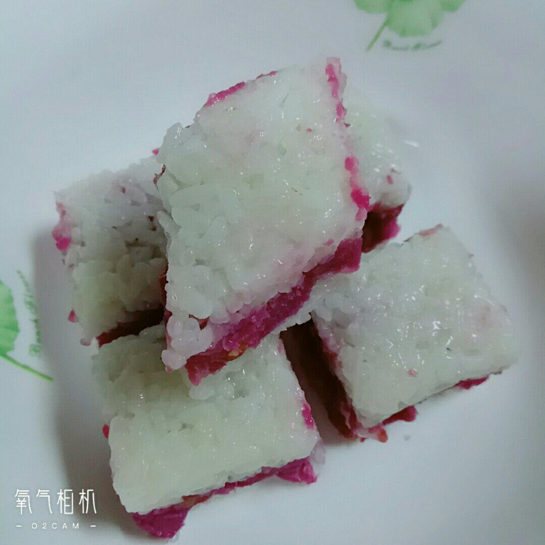 紫薯糯米凉糕