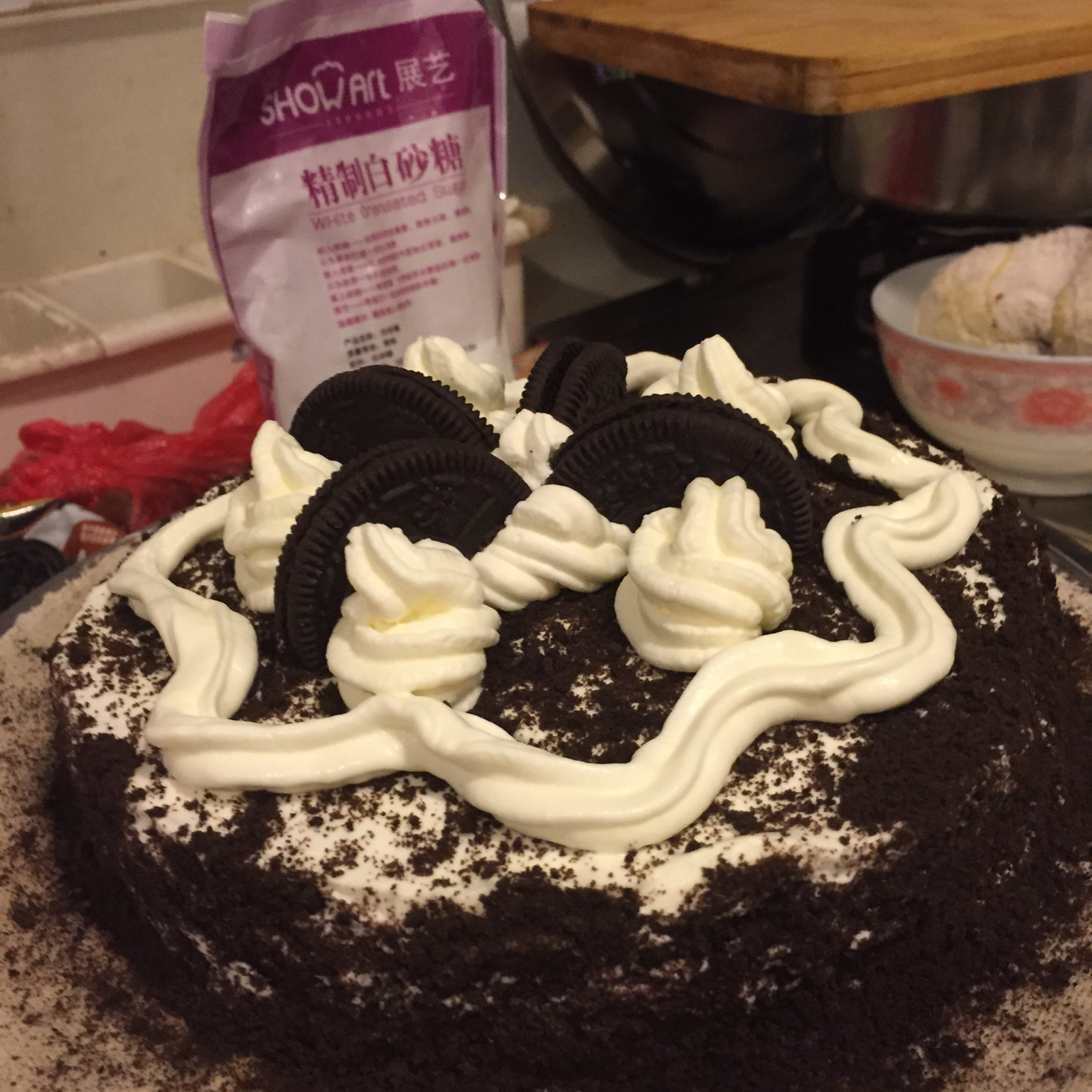 奥利奥可可千层蛋糕