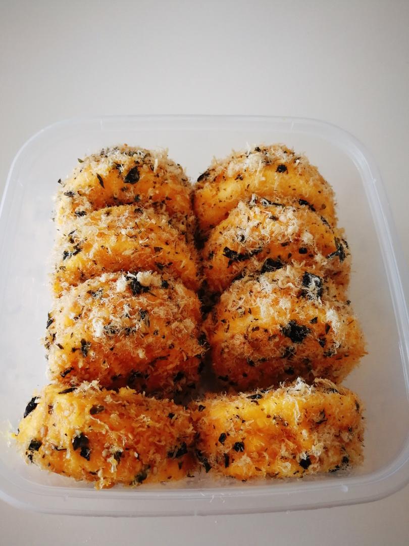 【海苔肉松小贝】酥松香甜，不浪费边角料