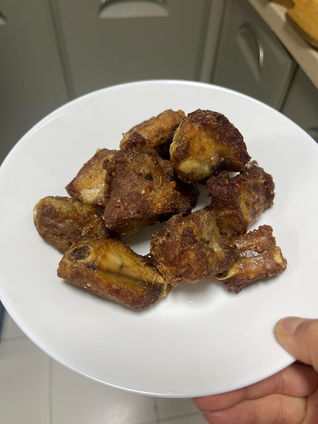 金牌蒜香骨（防爆油2次上浆法）