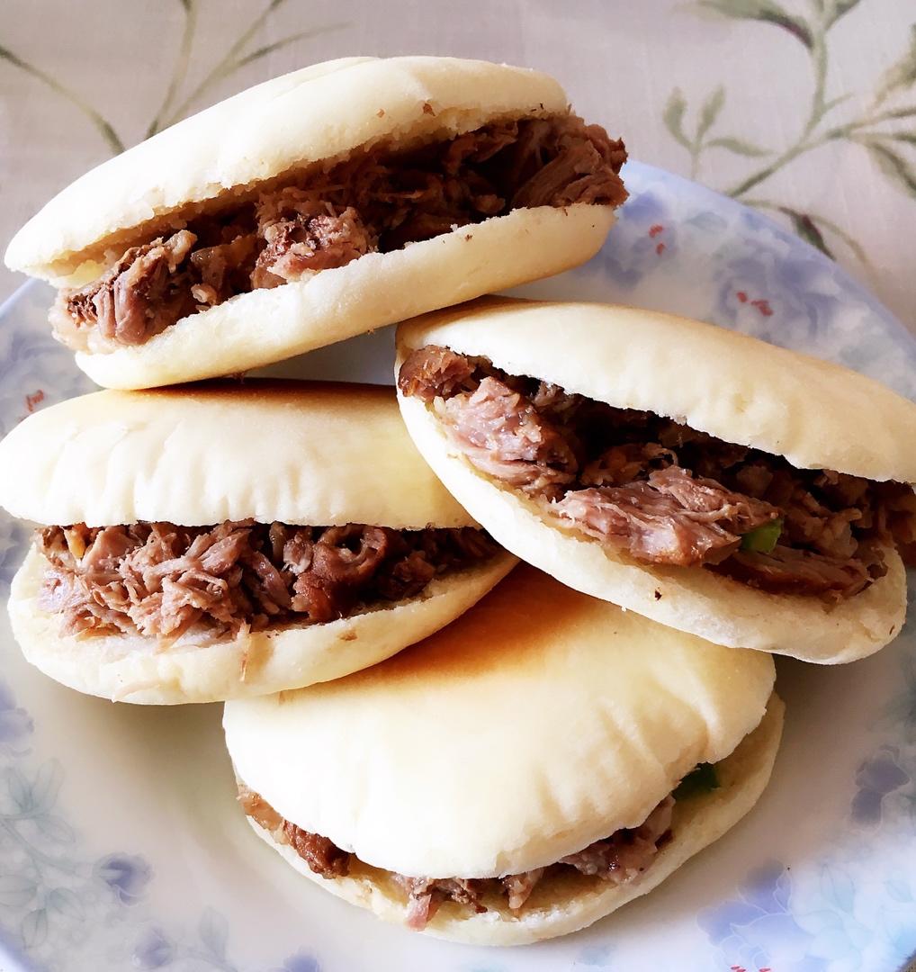 肉夹馍(白吉馍的制作)