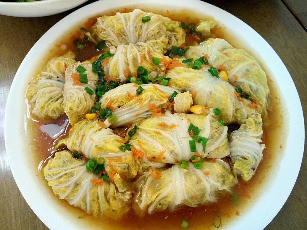肉酿白菜卷