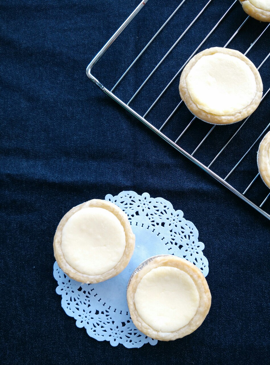 【迷你起司奶酪蛋塔】消耗淡奶油和奶酪的微酸小蛋挞