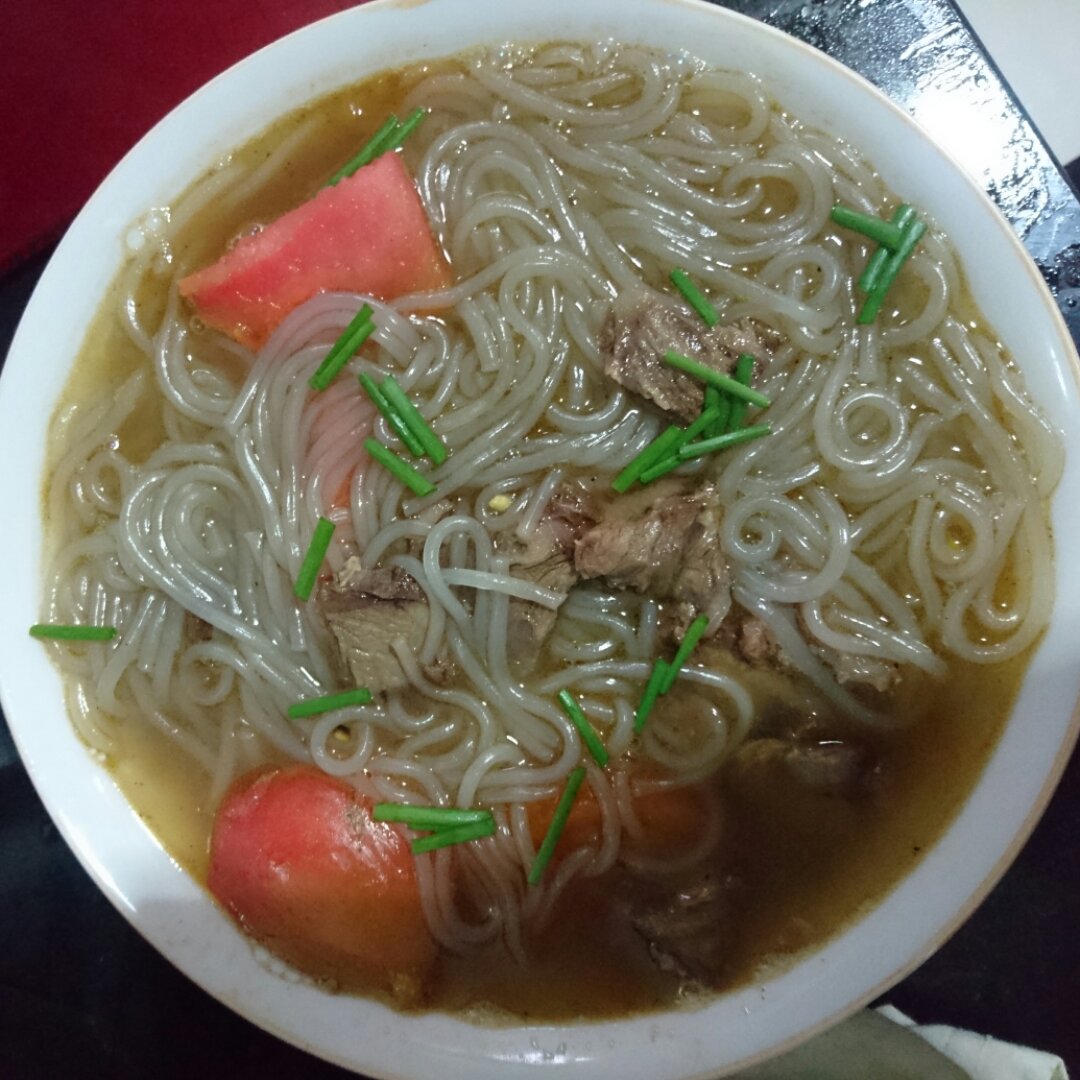 枝子312做的牛肉粉丝汤