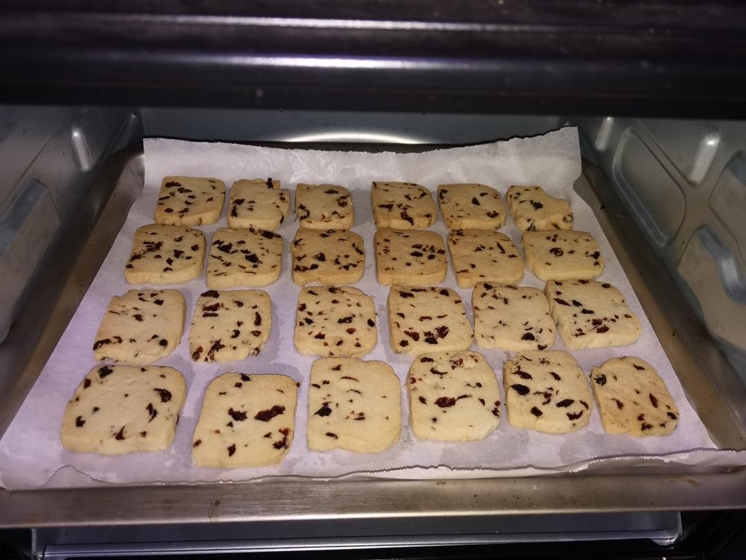 低糖少油版蔓越莓饼干