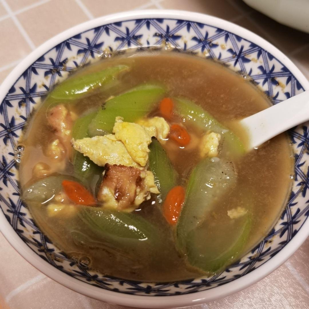 丝瓜鸡蛋汤