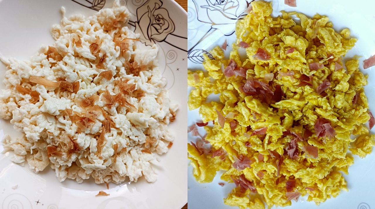 早餐59-雪花蛋 + 桂花蛋（汪曾祺）的做法