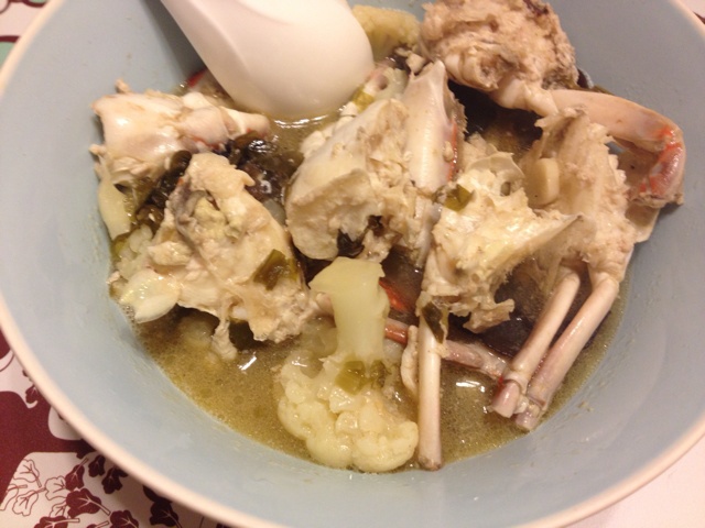 梭子蟹土豆羹