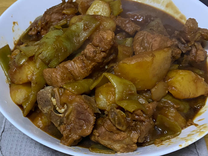 正宗排骨炖豆角