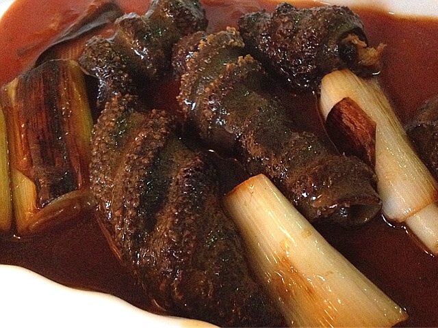 家庭版葱烧海参