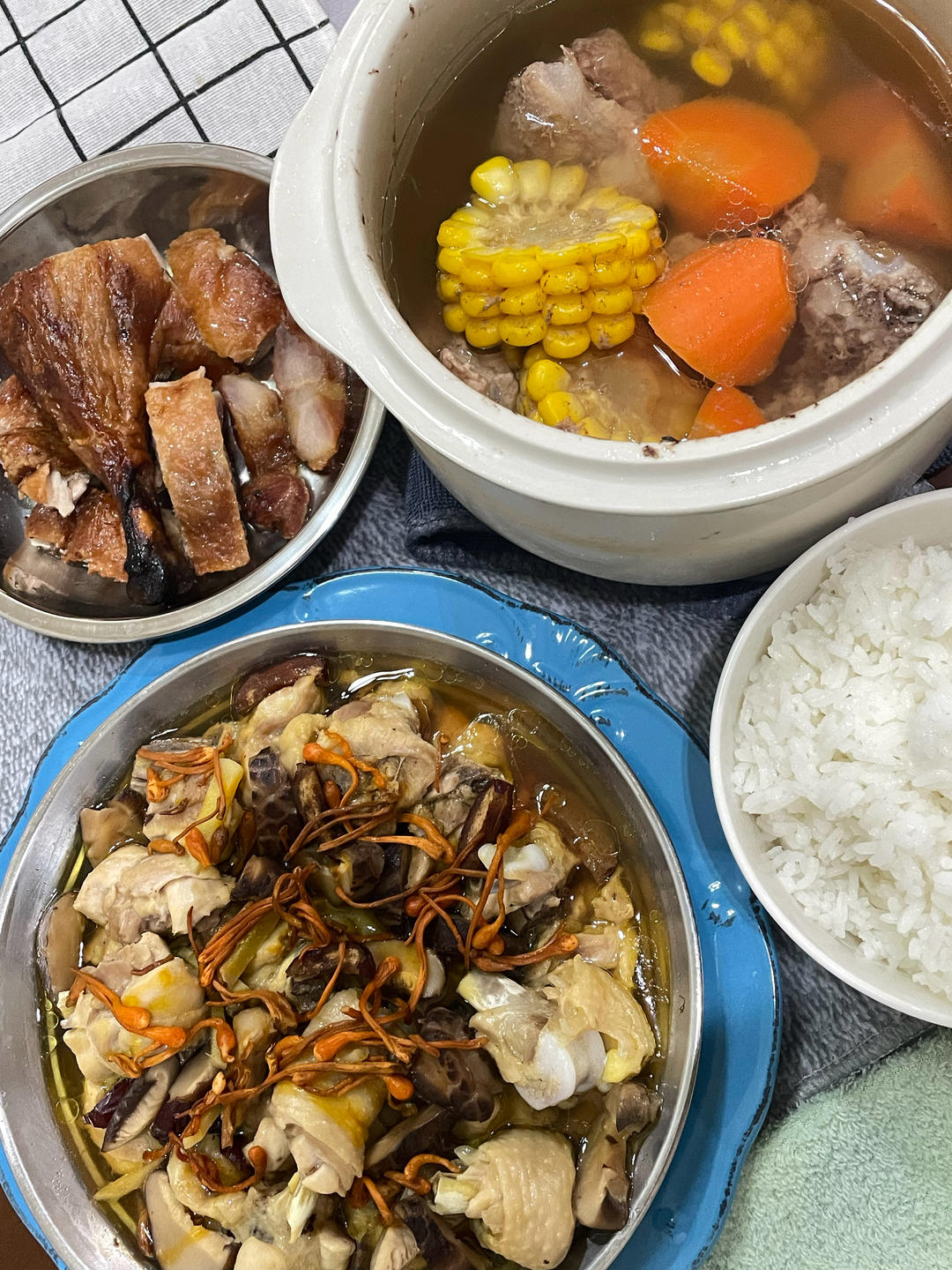 地道广东味——虫草花蒸鸡