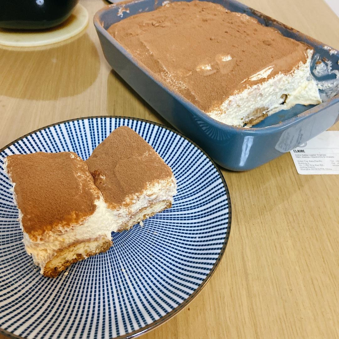 意大利提拉米苏Tiramisu(全熟、无吉利丁版)超详细