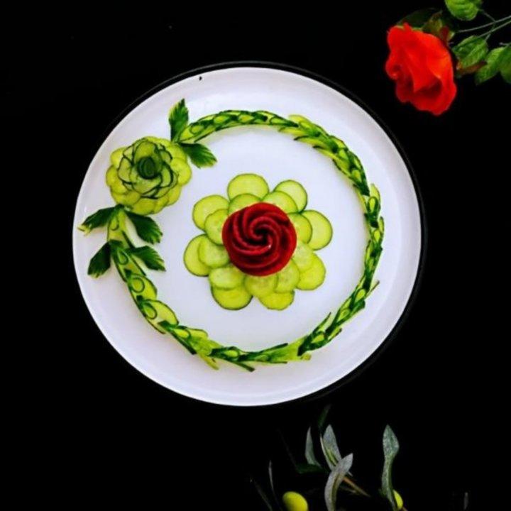 花样蔬菜拼盘的全部作品