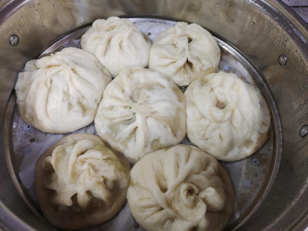 内蒙牛肉土豆沙葱包子