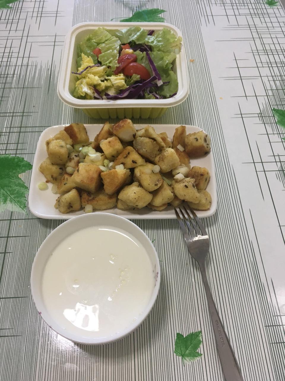 元气早餐【孜然炒馒头】