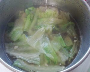 生菜丸子粉丝汤的做法 步骤2