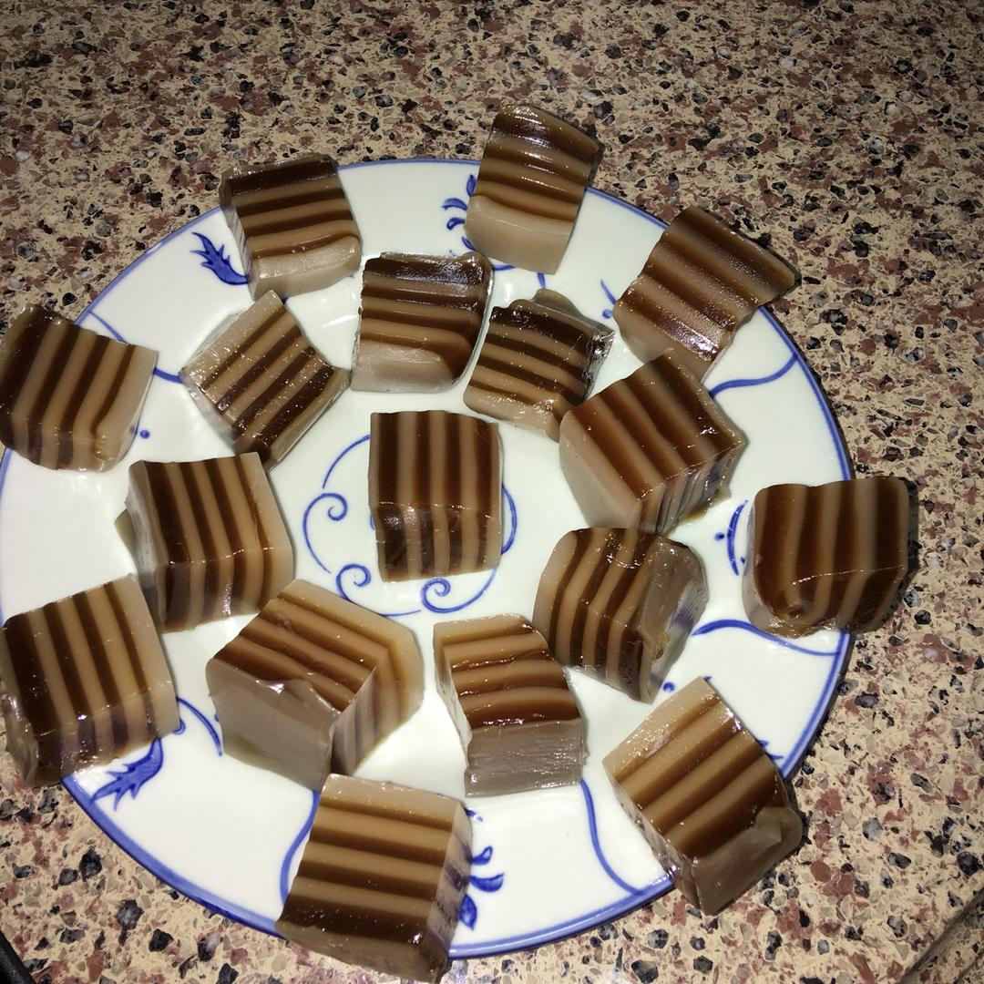 purified做的淀粉红糖糕