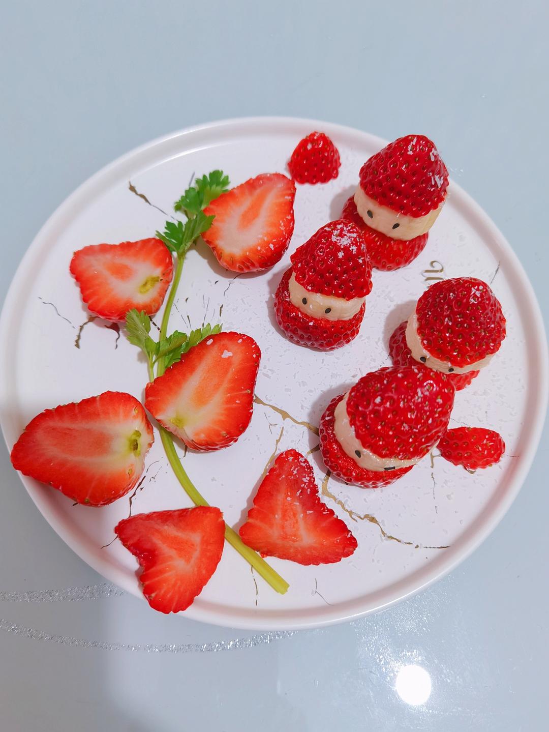 各种草莓拼盘🍓🍓创意水果拼盘持续更新