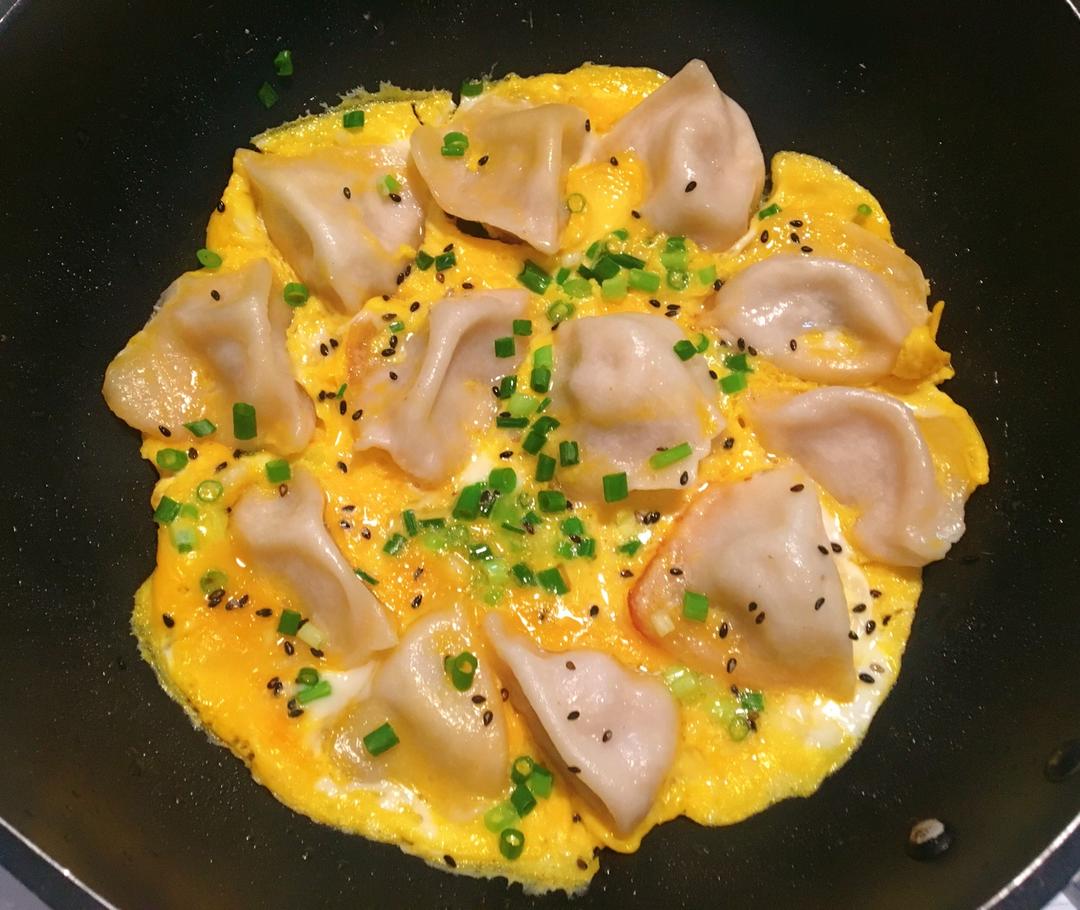 懒人快手抱蛋煎饺
