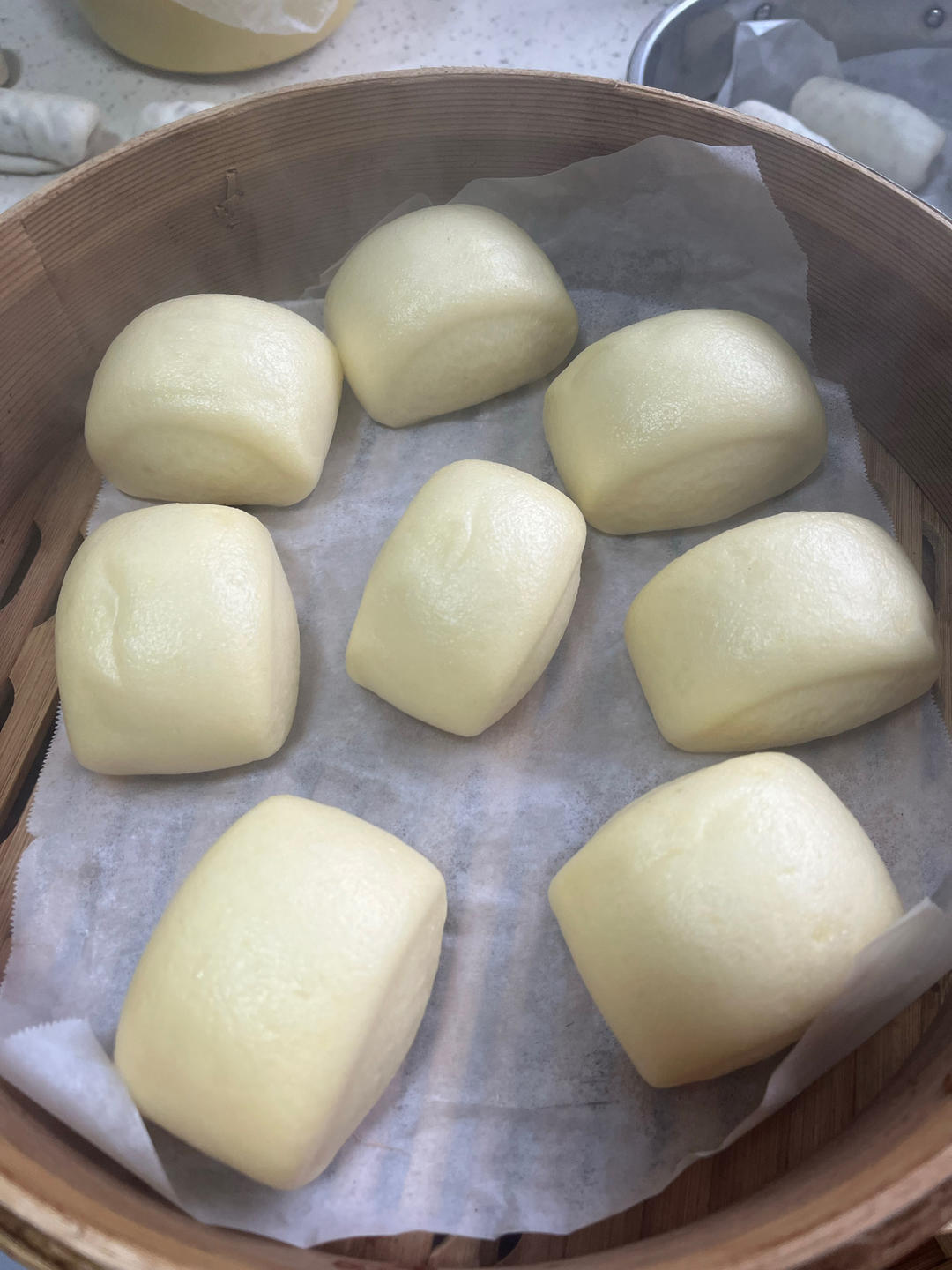 黑米粉刀切馒头