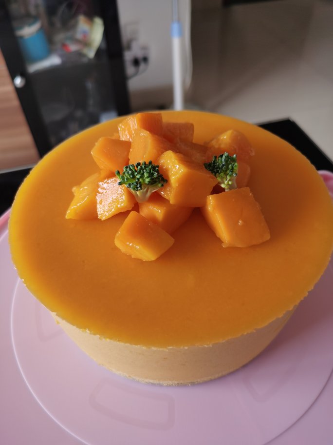芒果慕斯蛋糕（蛋糕胚底，详细做法）