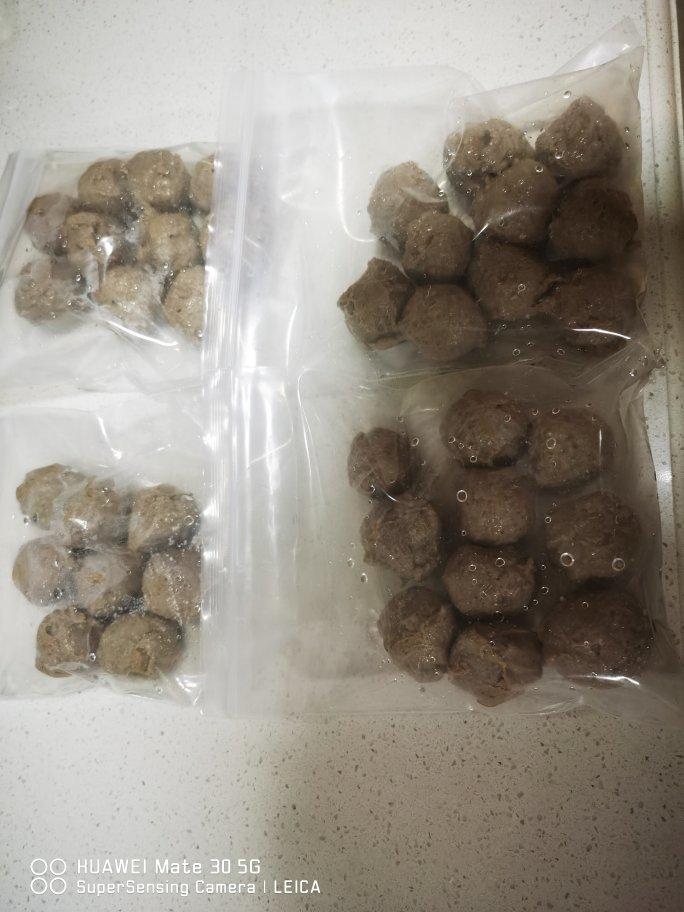 自制Q弹牛肉丸子（手打或者机器都可以尝试此配方）