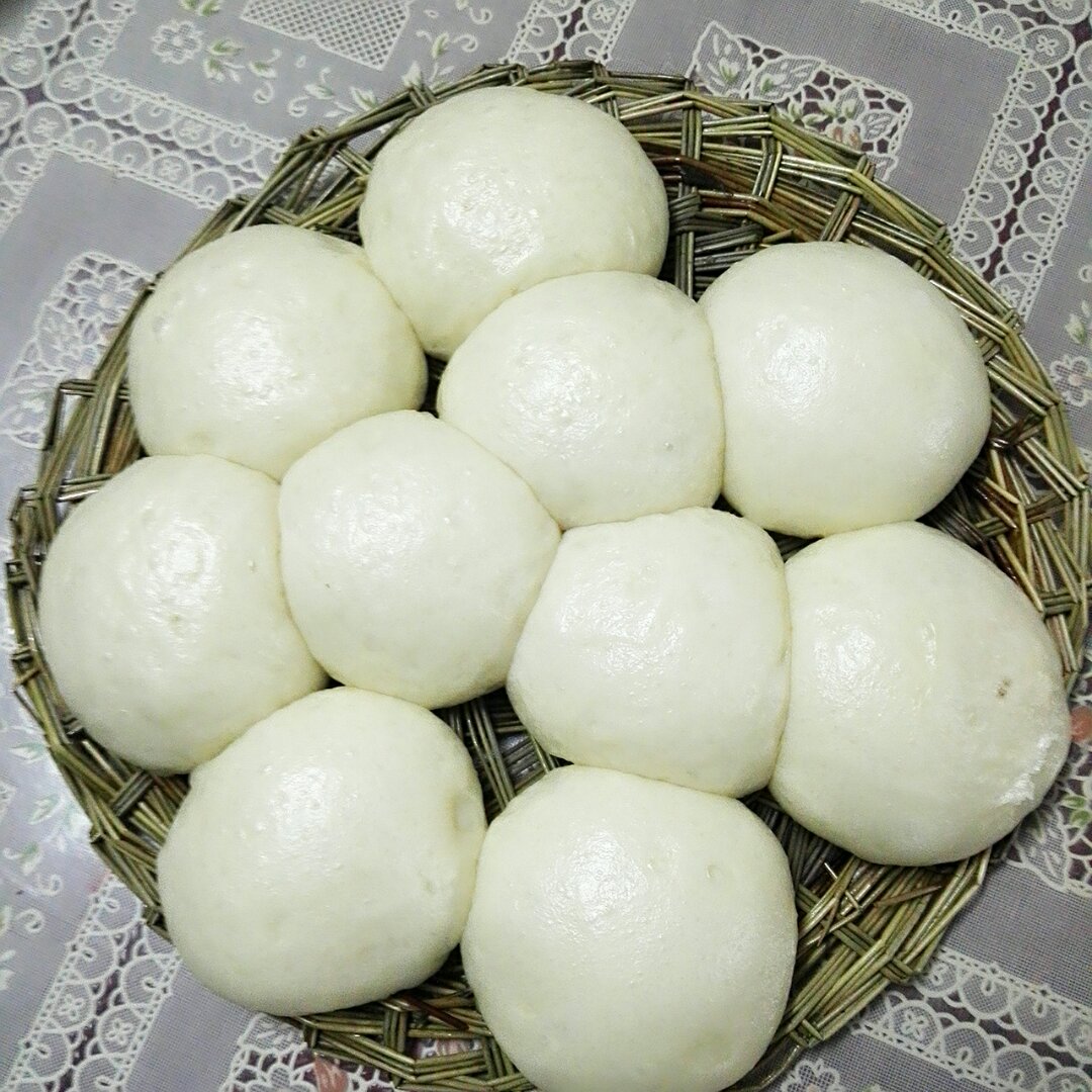 高筋面粉也能做出松软白馒头（酵头法）